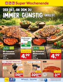 Holzkohlegrill im Netto Marken-Discount Prospekt "Aktuelle Angebote" mit 69 Seiten (Karlsruhe)