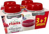 PANNA COTTA RIANS - RIANS - Auchan Supermarché PANNA COTTA RIANS - RIANS à 3,29 € dans le catalogue Auchan Supermarché