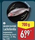 Lachsforelle im Angebot bei ALDI Nord in Castrop-Rauxel Lachsforelle Angebote von Golden Seafood bei ALDI Nord Castrop-Rauxel für 6,99 €