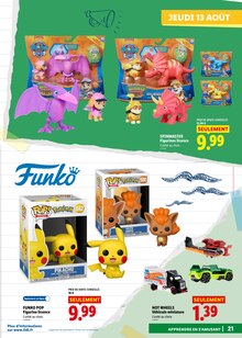 Promotion Peluche Enfant dans le prospectus Lidl, valable du 13/08/2026 au 20/08/2026 Promo Peluche Enfant dans le catalogue Lidl du moment à la page 21