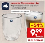 Thermogläser, 2er Angebote von Leonardo bei Netto Marken-Discount Esslingen für 9,99 €