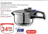 Aktuelles Schnellkochtopf Ø 18 cm, 2.7 l Angebot bei GLOBUS in Braunschweig ab 34,99 €