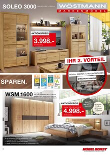 Kleiderschrank im aktuellen Möbel Borst Prospekt (Ulm) Kleiderschrank im Möbel Borst Prospekt "MARKENWOCHEN" mit 3 Seiten (Ulm)