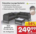 Polyrattan Lounge Santorini im Netto Marken-Discount Prospekt Polyrattan Lounge Santorini von JUSKYS im aktuellen Netto Marken-Discount Prospekt für 249,99 €