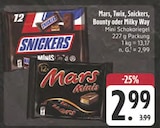 Mini Schokoriegel bei EDEKA im Weida Prospekt für 2,99 €