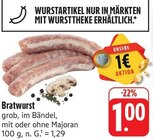 Aktuelle Bratwurst Angebote bei EDEKA in Dresden Aktuelles Bratwurst mit Majoran Angebot bei EDEKA in Dresden ab 1,00 €
