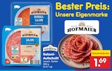 Salami Aufschnitt im Angebot bei Netto Marken-Discount in Pirna Salami Aufschnitt Angebote von HOFMAIER bei Netto Marken-Discount Pirna für 1,69 €