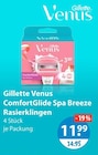 ComfortGlide Spa Breeze Rasierklingen von Gillette Venus im aktuellen V-Markt Prospekt für 11,99 €
