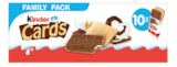 Promo Biscuits Lait et Cacao Kinder Cards à 3,89 € dans le catalogue Supeco à Saint-Avold