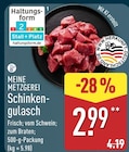 Schinkengulasch im ALDI Nord Prospekt Schinkengulasch  im aktuellen ALDI Nord Prospekt für 2,99 €
