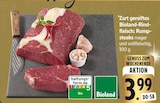 Aktuelles Zart gereiftes Bioland-Rindfleisch: Rumpsteaks Angebot bei E center in Darmstadt ab 3,99 €