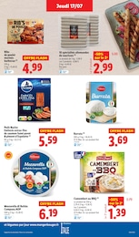 Prix et réduction Burrata dans le prospectus Lidl en cours Offre Burrata dans le catalogue Lidl du moment à la page 19