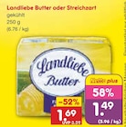 Netto Marken-Discount Oberhonnefeld-Gierend - Butter oder Streichzart Angebot im Prospekt Butter oder Streichzart bei Netto Marken-Discount im Oberhonnefeld-Gierend Prospekt für 1,49 €