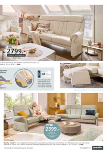 Sofa im Segmüller Prospekt "Premium Polstermöbel" mit 26 Seiten (Duisburg)