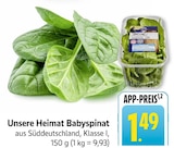 EDEKA Kaiserslautern - Babyspinat Angebot im Prospekt Babyspinat bei EDEKA im Kaiserslautern Prospekt für 1,49 €