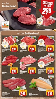 Rindfleisch im REWE Prospekt "Dein Markt" mit 22 Seiten (Augsburg)