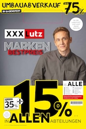 Möbel & Einrichtung Prospekt von XXXLutz Möbelhäuser Salzgitter XXXLutz Möbelhäuser Prospekt: "MARKEN-BESTPREIS", 8 Seiten, 18.05.2026 - 24.05.2026