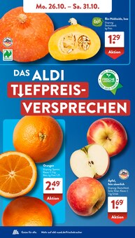 ALDI SÜD Prospekt der aktuellen Woche, gültig von 26.10.2026 bis 31.10.2026 Aktueller ALDI SÜD Prospekt "Gutes für Alle." mit 32 Seiten