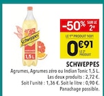 Schweppes en promo chez Supeco Schweppes dans le catalogue Supeco