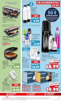 Toaster im Kaufland Prospekt "Aktuelle Angebote" mit 54 Seiten (Augsburg)