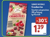 Cranberries von Farmer Naturals im aktuellen ALDI SÜD Prospekt für 1,39 €