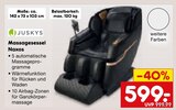 Massagesessel Naxos im Angebot bei Netto Marken-Discount in Rostock Massagesessel Naxos Angebote von JUSKYS bei Netto Marken-Discount Rostock für 599,00 €