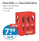 Coca Cola im V-Markt Prospekt Coca Cola von Coca Cola im aktuellen V-Markt Prospekt für 7,99 €