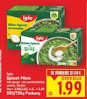 Würz-Spinat mit Zwiebeln von Iglo im aktuellen E center Prospekt