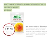 LOKALE SCHMERZ-THERAPIE WÄRME-PFLASTER mit SENSITIV-Vlies von ABC für 11,99 € bei LINDA Partnerapotheke im Angebot LOKALE SCHMERZ-THERAPIE WÄRME-PFLASTER mit SENSITIV-Vlies von ABC im aktuellen LINDA Partnerapotheke Prospekt