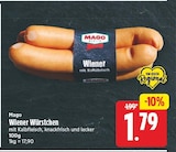 Wiener Würstchen von Mago für 1,79 € bei E center im Angebot Wiener Würstchen von Mago im aktuellen E center Prospekt