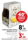 Bière Blonde Triple 8.4° - Tripel Karmeliet - Super U à Alençon Bière Blonde Triple 8.4° - Tripel Karmeliet en promo chez Super U Alençon à 3,50 €