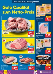 Schweinefleisch im aktuellen Netto Marken-Discount Prospekt (Potsdam) Schweinefleisch im Netto Marken-Discount Prospekt "Aktuelle Angebote" mit 70 Seiten (Potsdam)