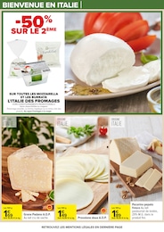 Prix et réduction Mozzarella dans le prospectus Carrefour en cours Offre Mozzarella dans le catalogue Carrefour du moment à la page 36