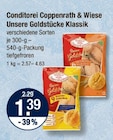 Unsere Goldstücke Klassik im V-Markt Prospekt Unsere Goldstücke Klassik von Conditorei Coppenrath & Wiese im aktuellen V-Markt Prospekt für 1,39 €