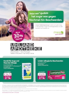 Aktueller mea - meine apotheke Prospekt für Nürtingen mit  Seiten