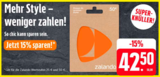 E center Elmshorn - Wertstufen 25 € und 50 € Angebot im Prospekt Wertstufen 25 € und 50 € bei E center im Elmshorn Prospekt für 42,50 €
