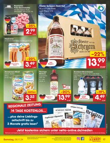 Bier im Netto Marken-Discount Prospekt "Aktuelle Angebote" mit 54 Seiten (Kempten (Allgäu))