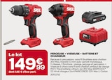 Perceuse + Visseuse + Batterie et Chargeur - SKIL en promo chez Gedimat Mulhouse à 149,99 €