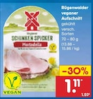 veganer Aufschnitt im Angebot bei Netto Marken-Discount in Neu-Ulm veganer Aufschnitt Angebote von Rügenwalder bei Netto Marken-Discount Neu-Ulm für 1,11 €