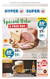 Catalogue Super U "Spécial Italie À PRIX BAS !" à Saulieu et alentours, 16 pages, 11/03/2025 - 16/03/2025