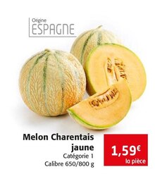 Colruyt Flaine - Melon charentais jaune Promo Melon charentais jaune dans le catalogue Colruyt "Tout simplement l'essentiel." à Flaine
