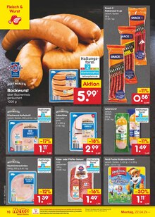 Wurst im Netto Marken-Discount Prospekt "Aktuelle Angebote" mit 51 Seiten (Fürth)