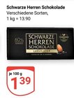 GLOBUS Hoyerswerda - Schwarze Herren Schokolade Angebot im Prospekt Schwarze Herren Schokolade bei GLOBUS im Hoyerswerda Prospekt für 1,39 €