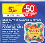 Méga boite de bonbons happy box - HARIBO dans le catalogue Intermarché