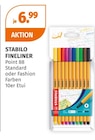 FINELINER von Stabilo für 6,99 € bei Müller im Angebot FINELINER von Stabilo im aktuellen Müller Prospekt