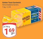 Toast Sandwich im Angebot bei GLOBUS in Kerpen Toast Sandwich Angebote von Golden Toast bei GLOBUS Kerpen für 1,69 €