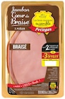 Jambon Coeur de Braise à Poêler 2 Tranches Épaisses - PETITGAS - Intermarché Hyper Jambon Coeur de Braise à Poêler 2 Tranches Épaisses - PETITGAS à 5,87 € dans le catalogue Intermarché Hyper
