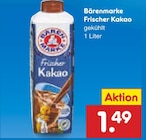 Frischer Kakao Angebote von Bärenmarke bei Netto Marken-Discount Lemgo für 1,49 €
