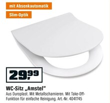 WC-Sitz „Amstel“ bei OBI in Wermelskirchen WC-Sitz „Amstel“ im Angebot bei OBI Wermelskirchen für 29,99 €