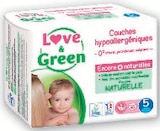 Couches hypoallergéniques - LOVE & GREEN - Super U à Lorient Couches hypoallergéniques - LOVE & GREEN en promo chez Super U Lorient à 2,93 €